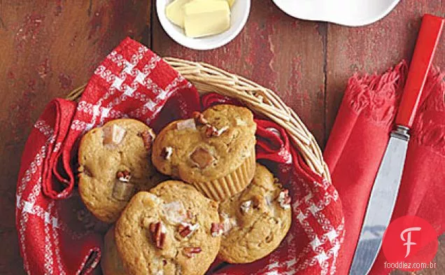 Muffins De Pêra E Gengibre
