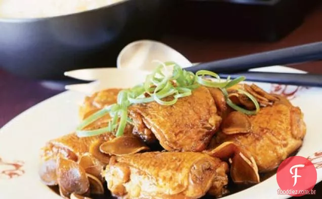 Frango Com Gengibre Com Açúcar De Rocha (Bing Tong Gook Geung Gai)