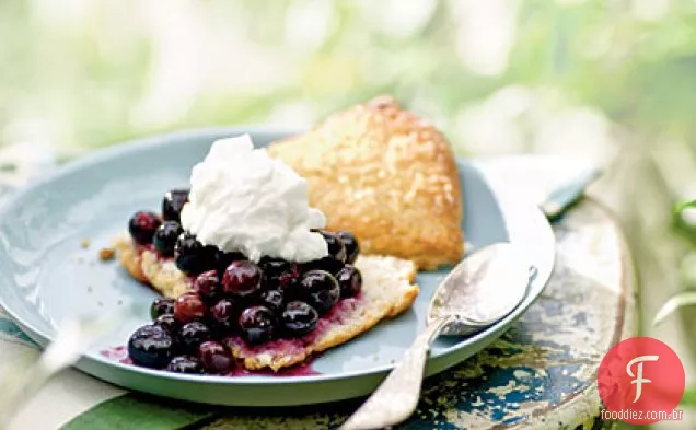 Gingered Blueberry Shortcake