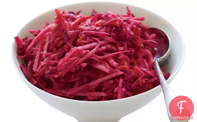 Sabor fresco de rábano com maçãs e Cranberries