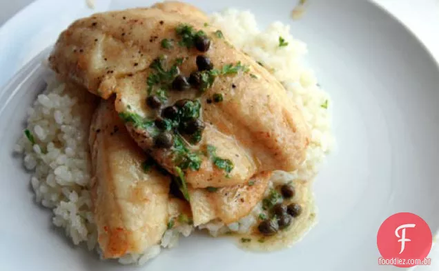 Jantar Esta Noite: Peixe Piccata
