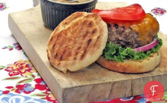 Horseradish Buffalo Burger