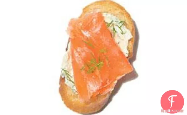 Crostini Salmão Fumado