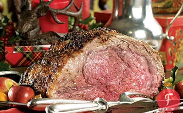 Costela Prime com creme de rábano