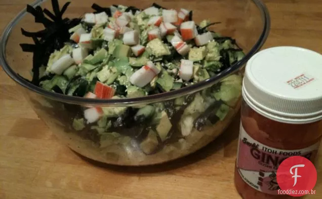 Salada De Sushi Da Califórnia