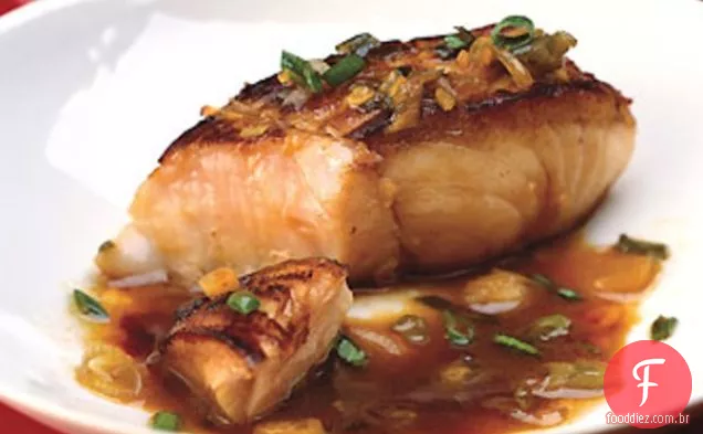 Peixe Marinado Com Soja