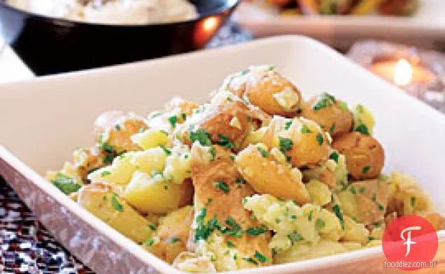 Batatas Esmagadas Com Rábano Crème Fraîche