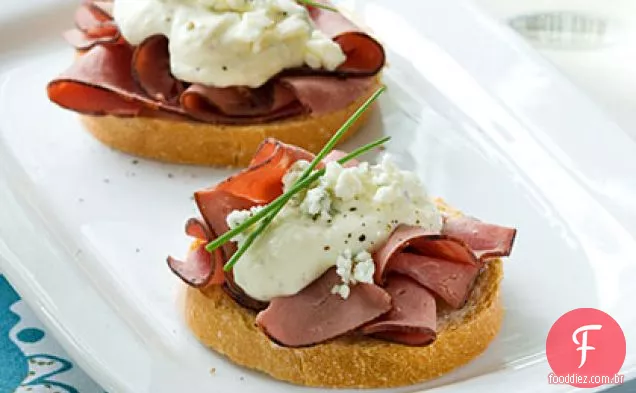Carne e Crostini azul