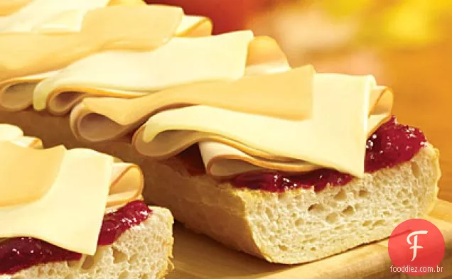 Sanduíche De Cranberry De Peru Com Queijo