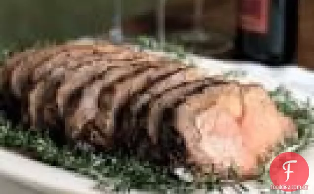 Costela De Carne Enrolada Assada Com Creme De Rábano