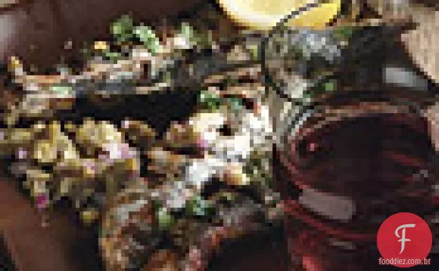 Sardinhas Monterey grelhadas com limão e ervas