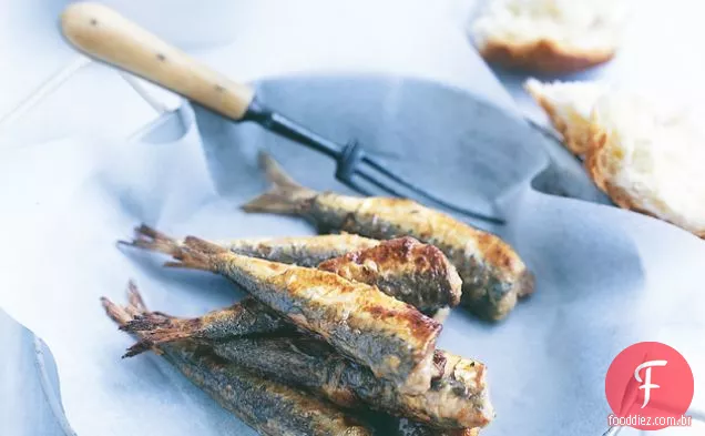 Sardinhas Crocantes Com Limão E Hortelã