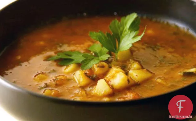 Saudável e delicioso: sopa de batata mexicana
