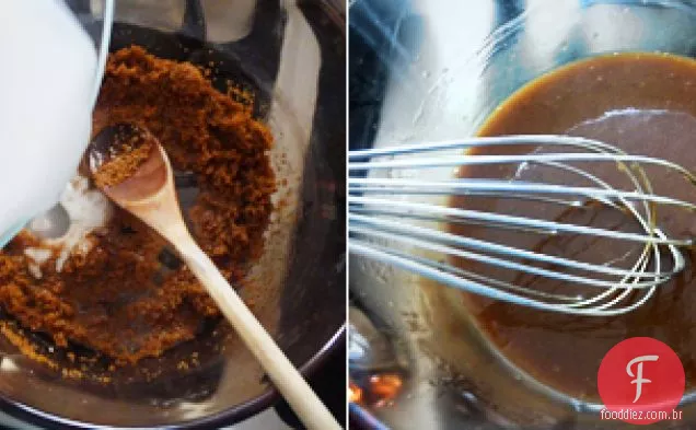 Torta de noz-pecã de chocolate sem glúten