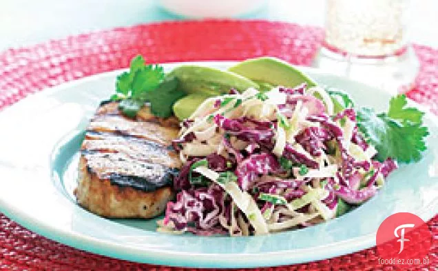 Slaw de estilo mexicano com Jícama, coentro e limão
