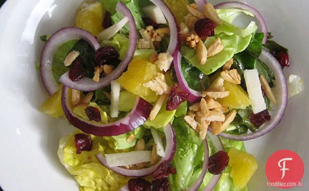 Salada de amêndoa Cran-laranja