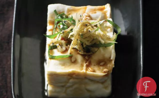 Tofu Gelado Com Receita Crocante De Sardinhas Para Bebês