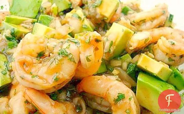 Coquetel de camarão ao estilo Acapulco