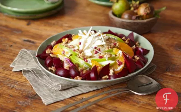 Salada Fiesta Com Molho Cremoso de laranja