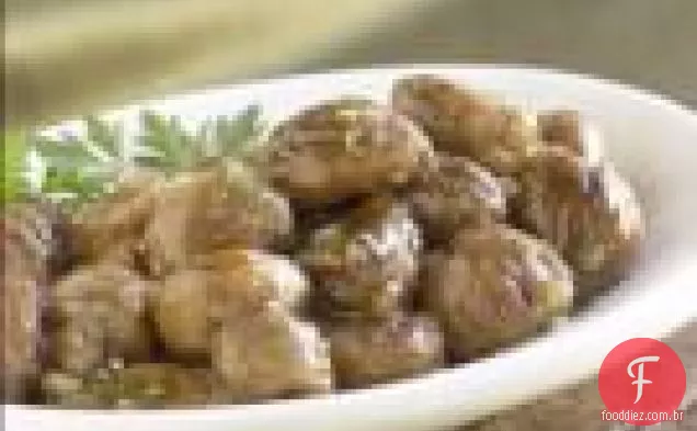 Castanhas assadas inteiras (marrons Braisés)