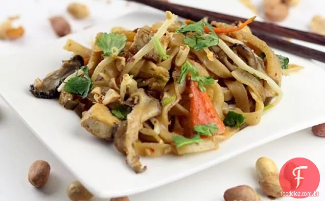 Como Fazer Pad Thai (Vegetarian Pad Thai )