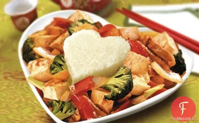 Segunda-feira sem carne: Tofu e fritura de vegetais