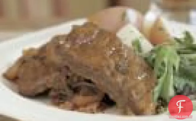 Carne e cebolas assadas em cerveja [carbonnades À la Flamande]