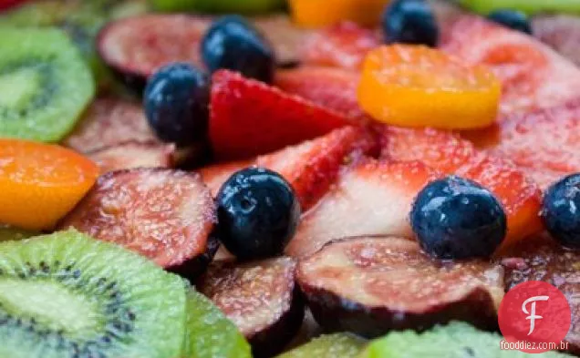 Torta De Frutas Frescas De Verão Mais Saudável