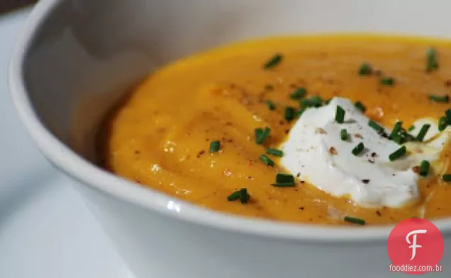 Sopa De Cenoura E Pastinaga Assada