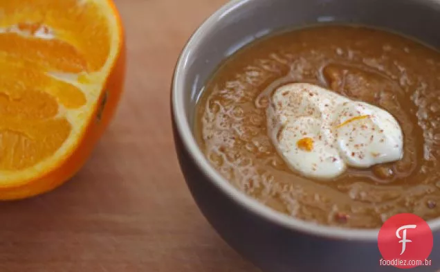 Sopa De Castanha, Pastinaga E Laranja