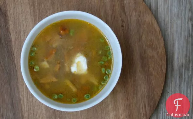 Sopa de cogumelos do fazendeiro