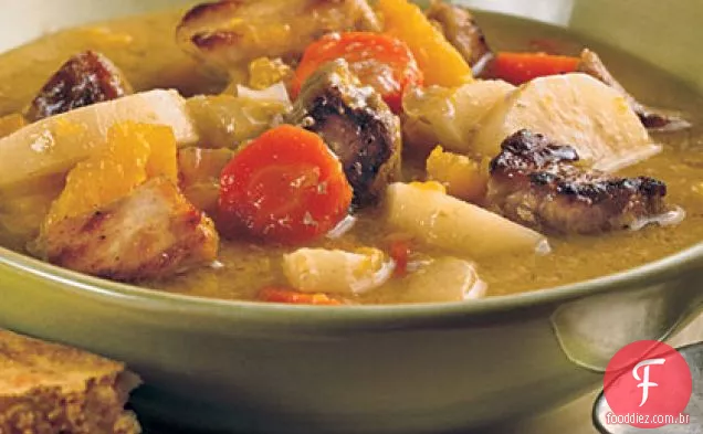 Ensopado De Porco De Inverno Saudável