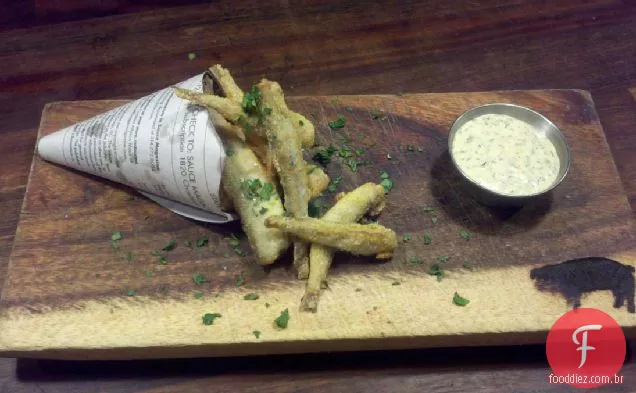 Peixe Branco Frito Com Aioli