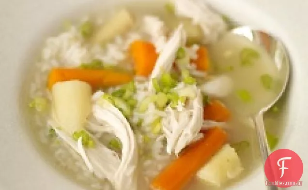 Sopa De Frango E Arroz