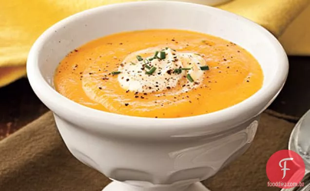 Creme de sopa de cenoura de Lyda