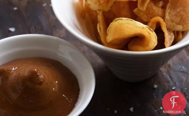 Vinagre Ar E Batatas Crocantes Salgadas