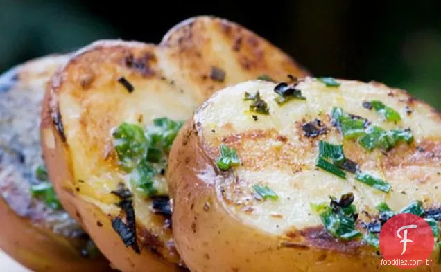 Batatas Cebolinhas Grelhadas