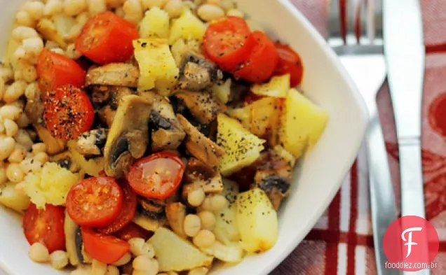 Cogumelos, Tomates E Batatas