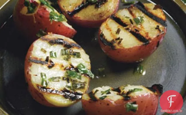 Batatas Cebolinhas Grelhadas
