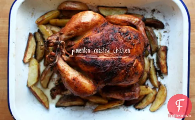 Pimentón Frango Assado E Batatas