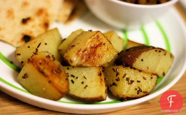 Três Batatas De Especiarias