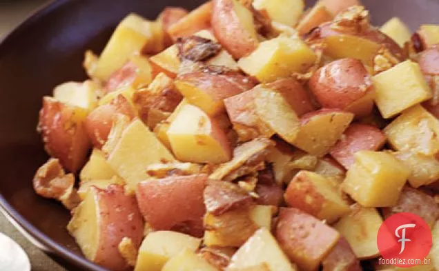 Batatas Com Manteiga De Bacon