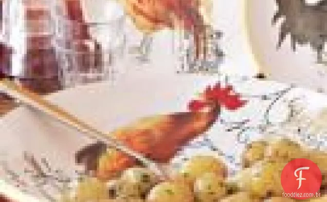 Batatas Cozidas No Vapor Com Manteiga E Ervas