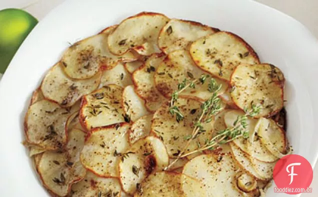 Batatas crocantes com Erva-Doce