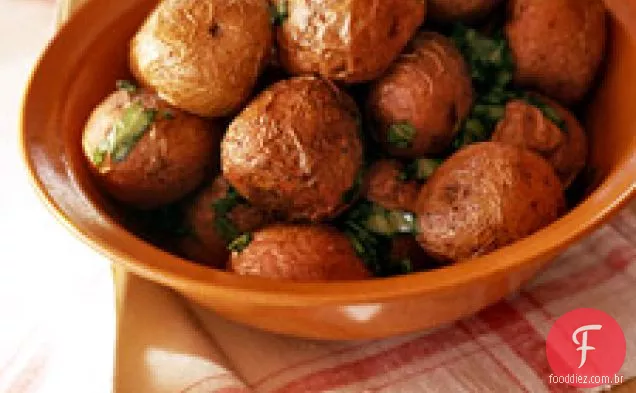 Batatas com fogão