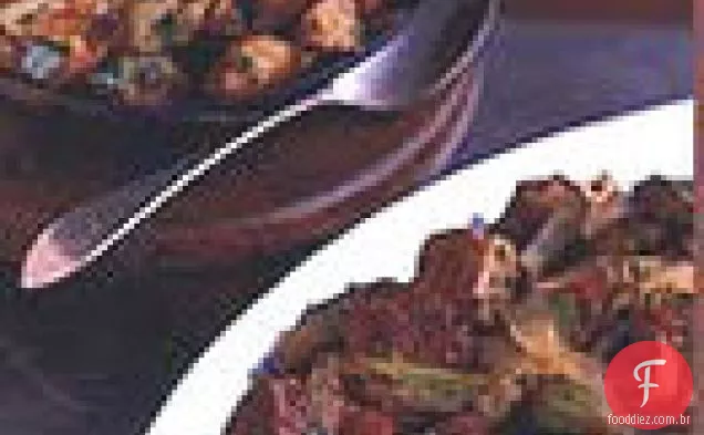 Batatas fritas com coentro