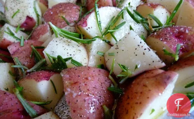 Batatas grelhadas com ervas