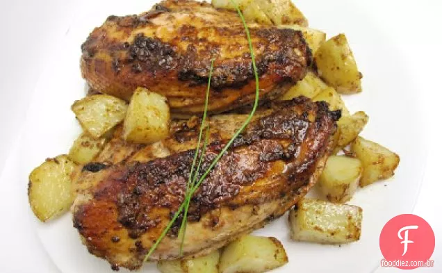 Frango Assado E Batatas