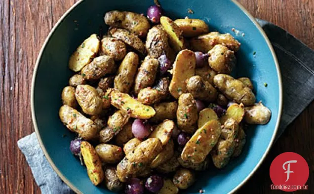 Makah Ozette batatas com creme de Bacon