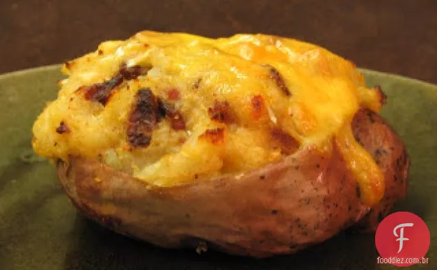 Duas vezes cozido Bacon-batatas chipotle